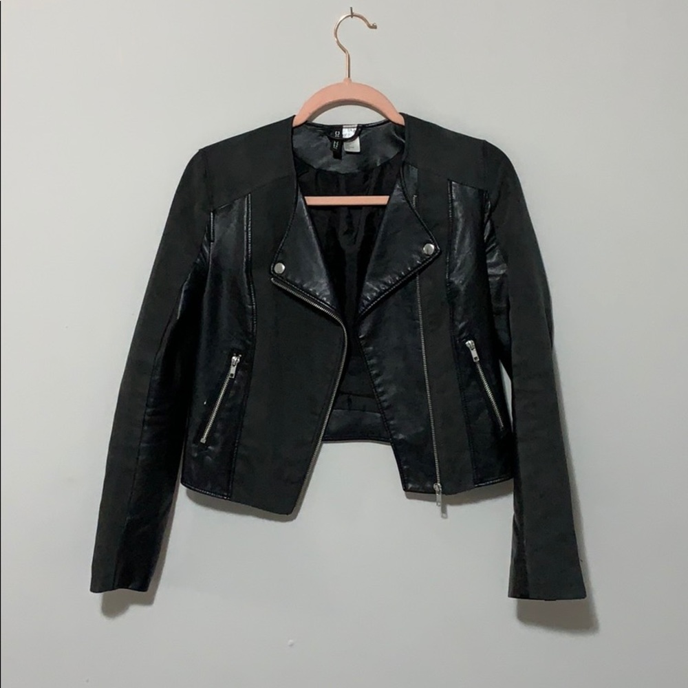🔴 H&M LEATHER JACKET 🔴
